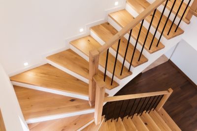 Oak Stairs Installation in Kansas City, KS