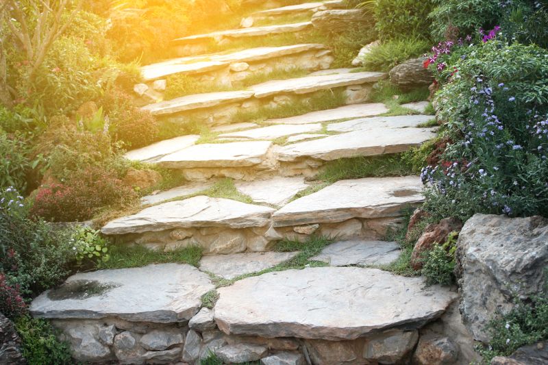 Stone Outdoor Stairs
