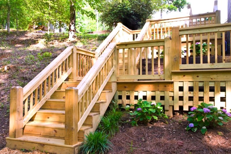 Wooden Outdoor Stairs