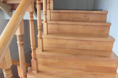 Wood Stair Railing Repair in Wilmington, NC